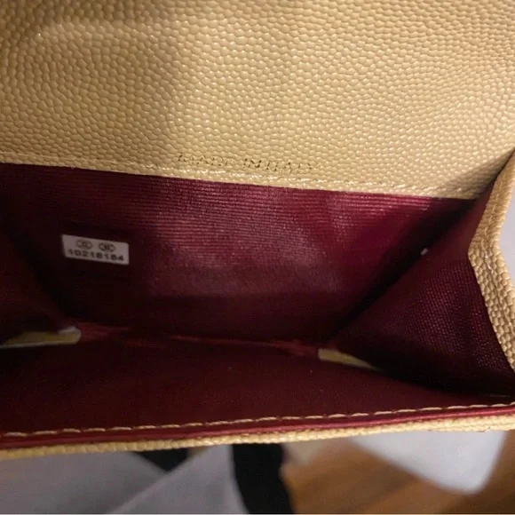 Chanel Gold Quilted Wallet - Picture 3 of 7